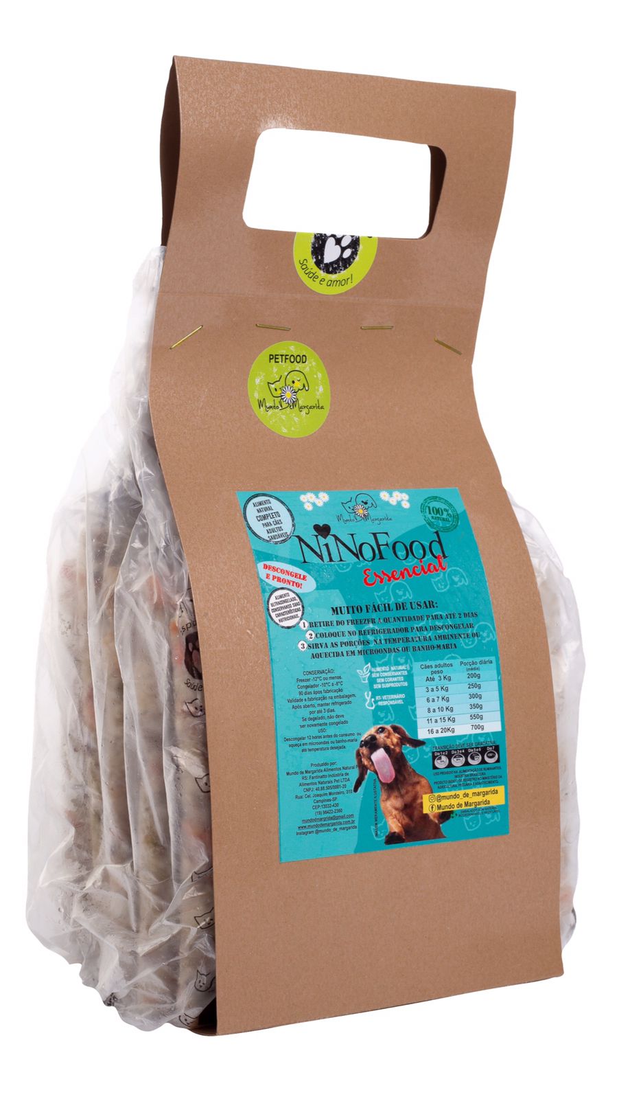 NinoFood  Essencial Escondidinho de Carne 1Kg