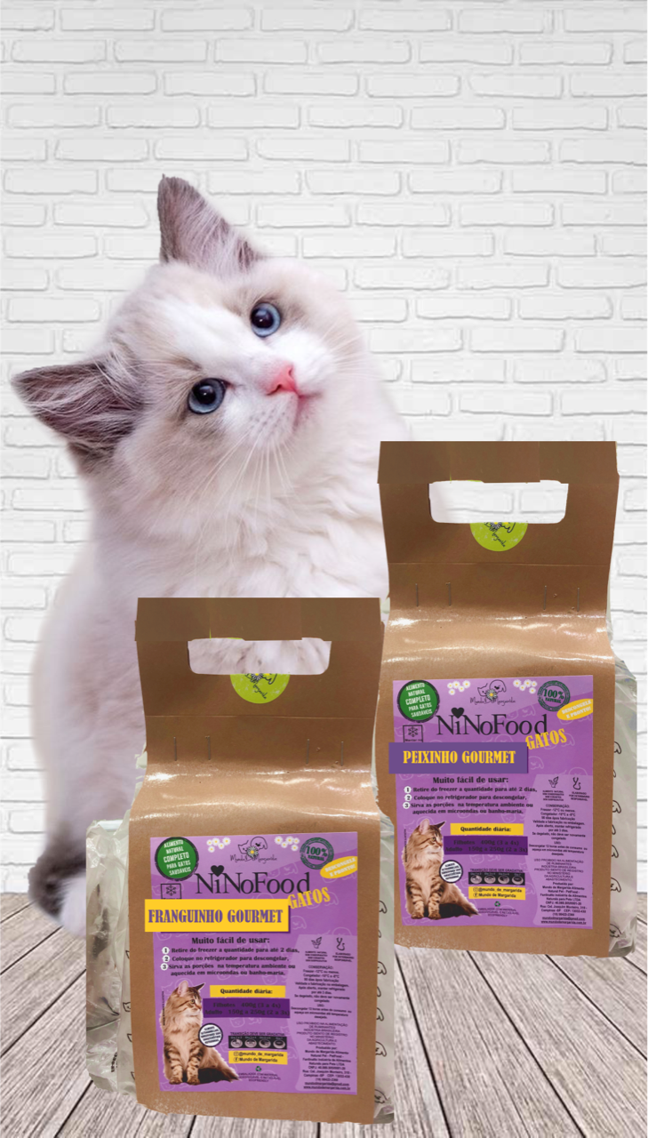 NinoFood Peixinho Gourmet Gatos 1kg - Mundo de Margarida