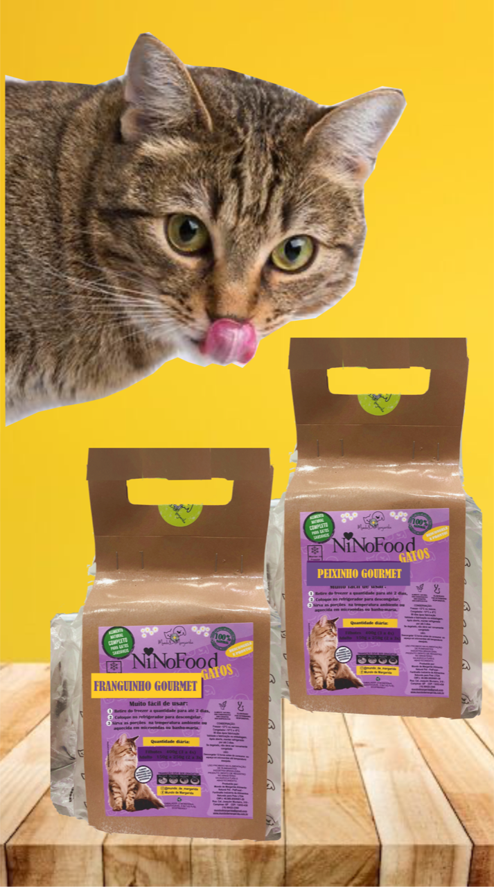 NinoFood  Franguinho Gourmet Gatos 1kg - Mundo de Margarida