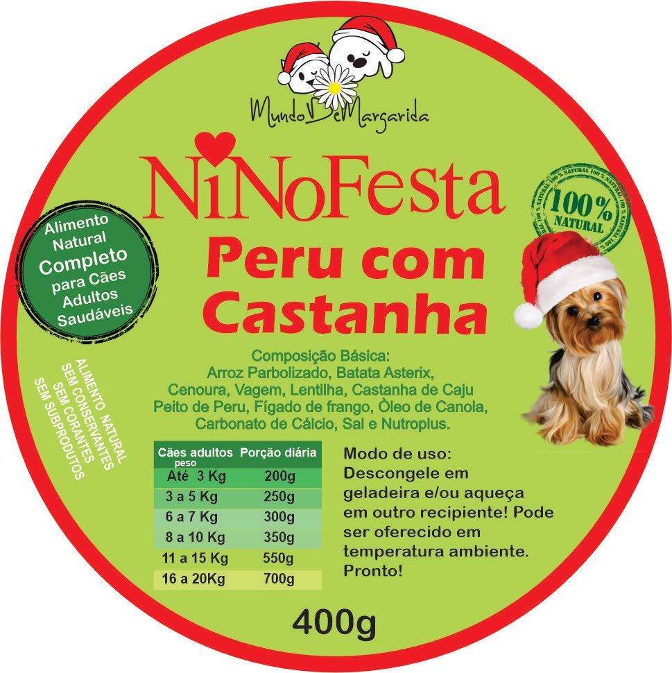 NinoFesta Peru com Castanha 400g - Mundo de Margarida